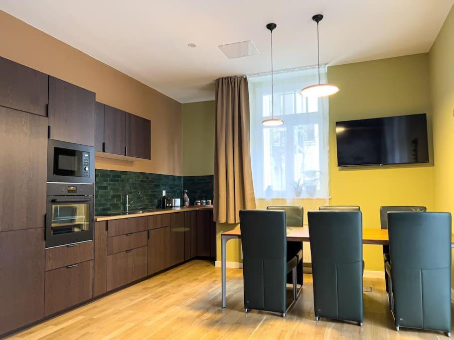 Exklusives Apartment Zoo Leipzig Bagian luar foto