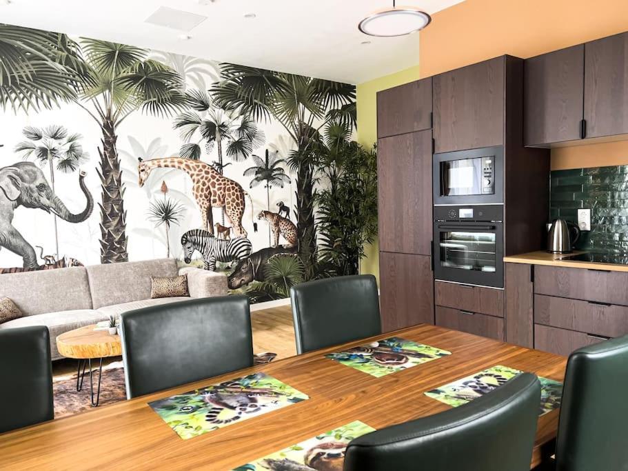 Exklusives Apartment Zoo Leipzig Bagian luar foto